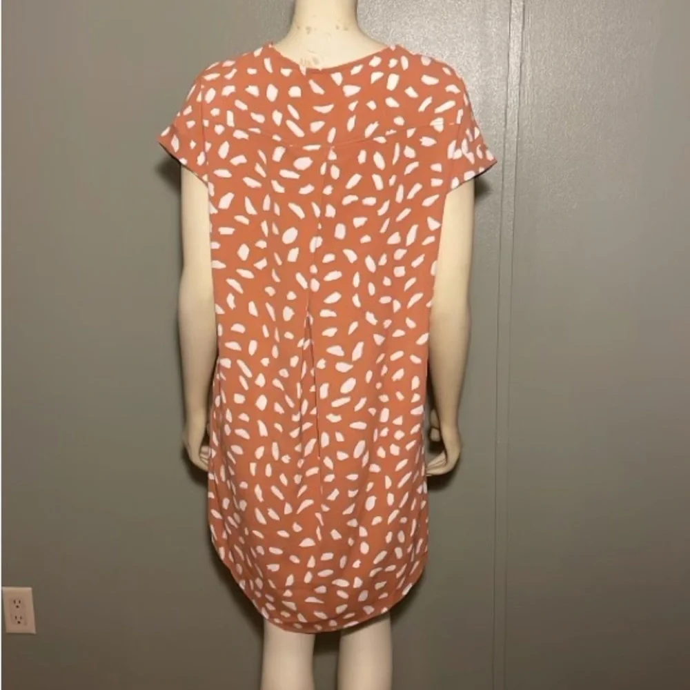 Umgee Orange and White Patterned Dress - Picture 9 of 15